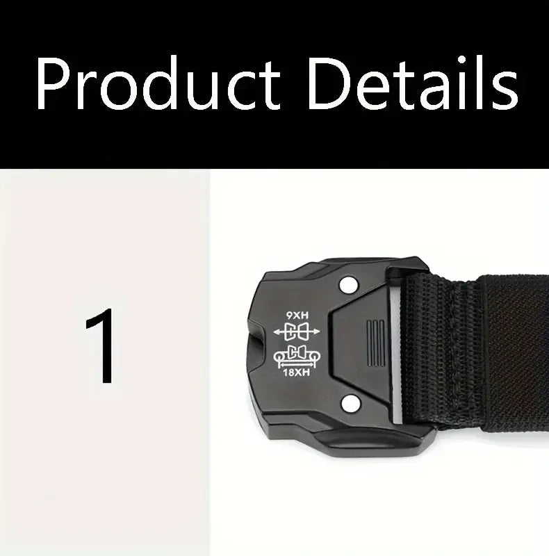 Ceinture DulWaist pour hommes et femmes, structure automatique durable, parfaite pour les aventures en plein air, accessoires unisexes, 2 pièces