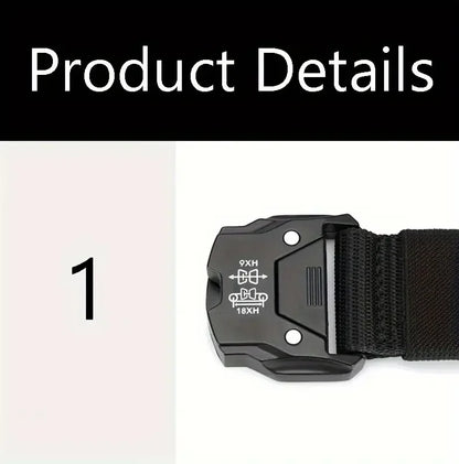 Ceinture DulWaist pour hommes et femmes, structure automatique durable, parfaite pour les aventures en plein air, accessoires unisexes, 2 pièces