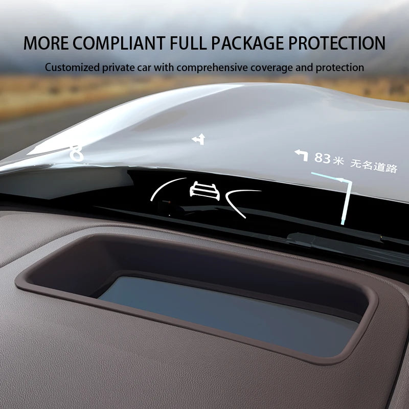 Pour ZEEKR 7X 2025 2026 housse de protection pour écran tête haute HUD housse de protection anti-poussière et anti-éblouissement accessoires d'intérieur de voiture