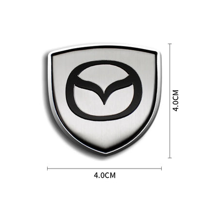 Autocollant de décoration de coffre de carrosserie de style voiture, emblème en métal 3D, Mazda CX5, MX, CX30, Angksela, Atez, MPE, CX3, 2017, Atenza 4, 1 ensemble, 2 ensembles