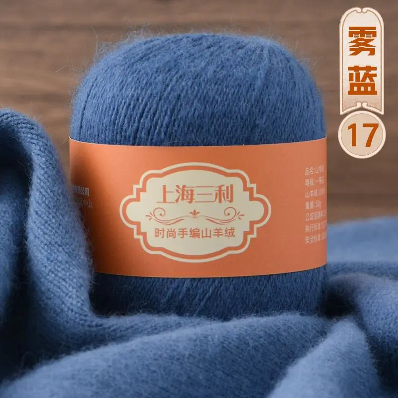 Fil de cachemire mongol chaud 100 g/ensemble, 3 plis, pour pull, gants, Crochet, écharpe à tricoter, fil de laine, doux pour la peau, uni, 100%