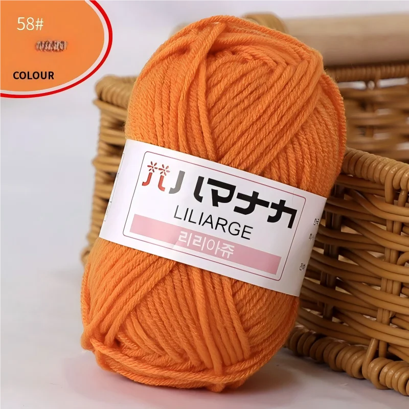 Fil à tricoter en coton doux et épais pour bébé, fil de velours en fibres épaisses pour tricot à la main, fil à crocheter pour pull DIY