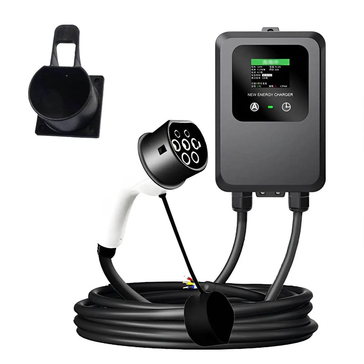 Nouveau EV Wallbox 5M 7KW 32A Station de Charge voiture maison EV Wallbox voiture électrique EV Wallbox avec 5M câble Charge par carte/Charge maintenant