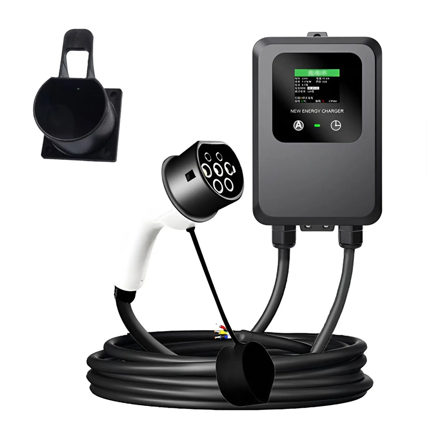 Nouveau EV Wallbox 5M 7KW 32A Station de Charge voiture maison EV Wallbox voiture électrique EV Wallbox avec 5M câble Charge par carte/Charge maintenant