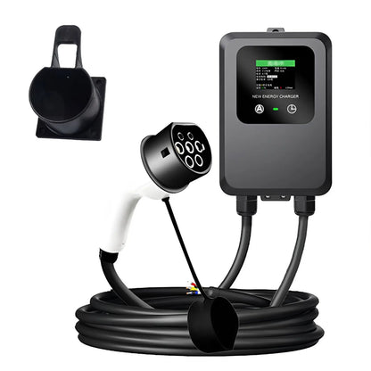 Nouveau EV Wallbox 5M 7KW 32A Station de Charge voiture maison EV Wallbox voiture électrique EV Wallbox avec 5M câble Charge par carte/Charge maintenant