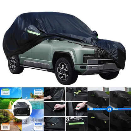 Bâches de voiture 6 en 1 pour BYD Yangwang U8, imperméable, anti-poussière, UV, anti-neige, résistant aux rayures
