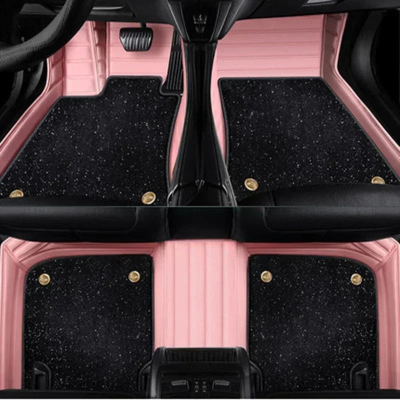 Tapis de sol de voiture personnalisé 5D, pour Mercedes Benz GLB X247 2019 – 2024 ans, Double couche, couverture de sol Coche