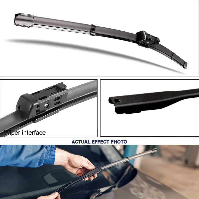 Lames de pare-brise avant pour BYD Song Plus DM-i EV BYD SeaLion 6 Seal U 2020 – 2025 essuie-glaces de voiture bande de caoutchouc 2024