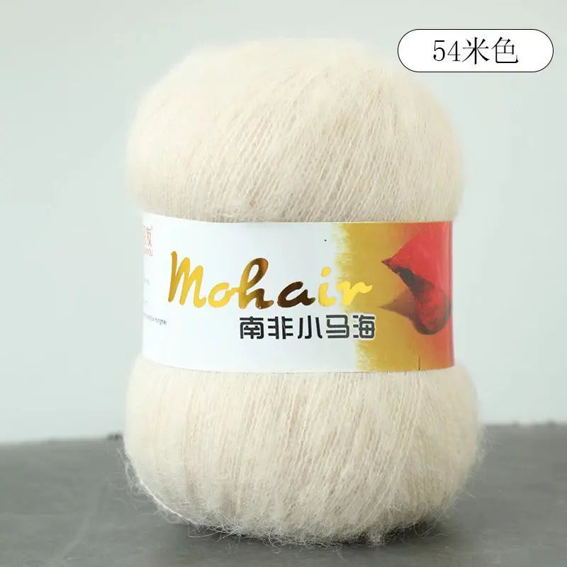 Fil de laine Mohair d'alpaga en peluche pour fil à tricoter, écharpe de pull 40 grammes/boule, fils épais de Lanas doux et chaud gonflés