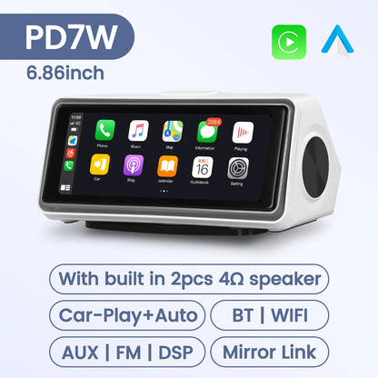 6.86 "/10.26'' contrôle Central universel écran tactile intelligent Support sans fil Carplay Android Auto BT WIFI SD AUX caméra de recul