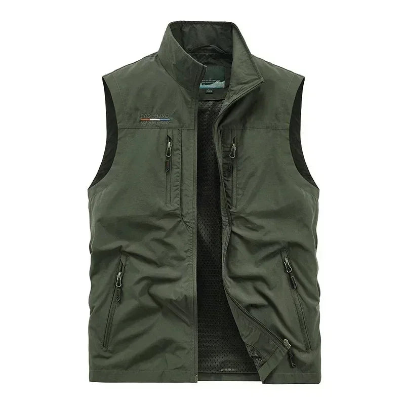 Veste sans manches pour hommes, gilet d'été pour Cargo, escalade, chasse, photographe en plein air, pêche, Camping, vêtements de travail, 2024
