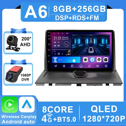 Autoradio Carplay pour Peugeot Expert 2 G9 pour citroën Jumpy pour Fiat Scudo pour Toyota Proace 2007-2017 Navigation GPS No 2din 4G