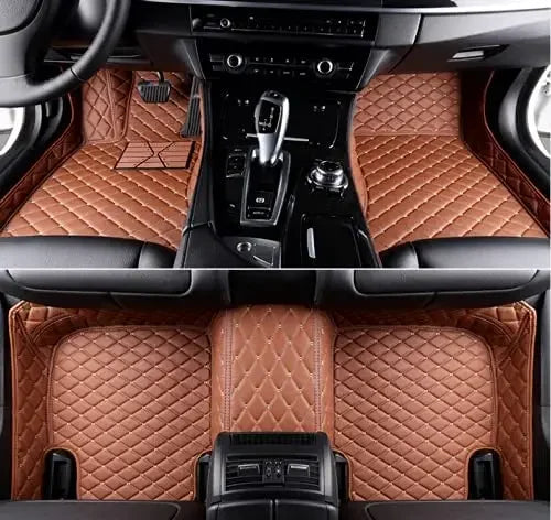 Tapis de sol de voiture personnalisés adaptés à la BMW X5 5 sièges véhicule électrique 2017-2019 tapis de pied en cuir automatique tapis