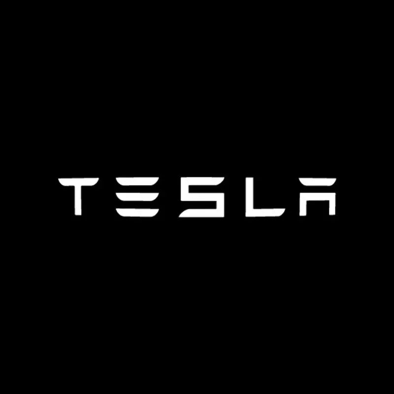 Tesla lumière de bienvenue pour modèle Y 3 S X porte de voiture 2/4 pièces projecteur LED lumières de boue lumière de bienvenue Ultra-lumineuse