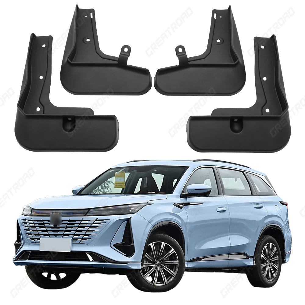 Garde-boue ABS durables pour Changan CS75 PLUS 2023 – 2024, 4 pièces, garde-boue de voiture, installation facile, accessoires automobiles