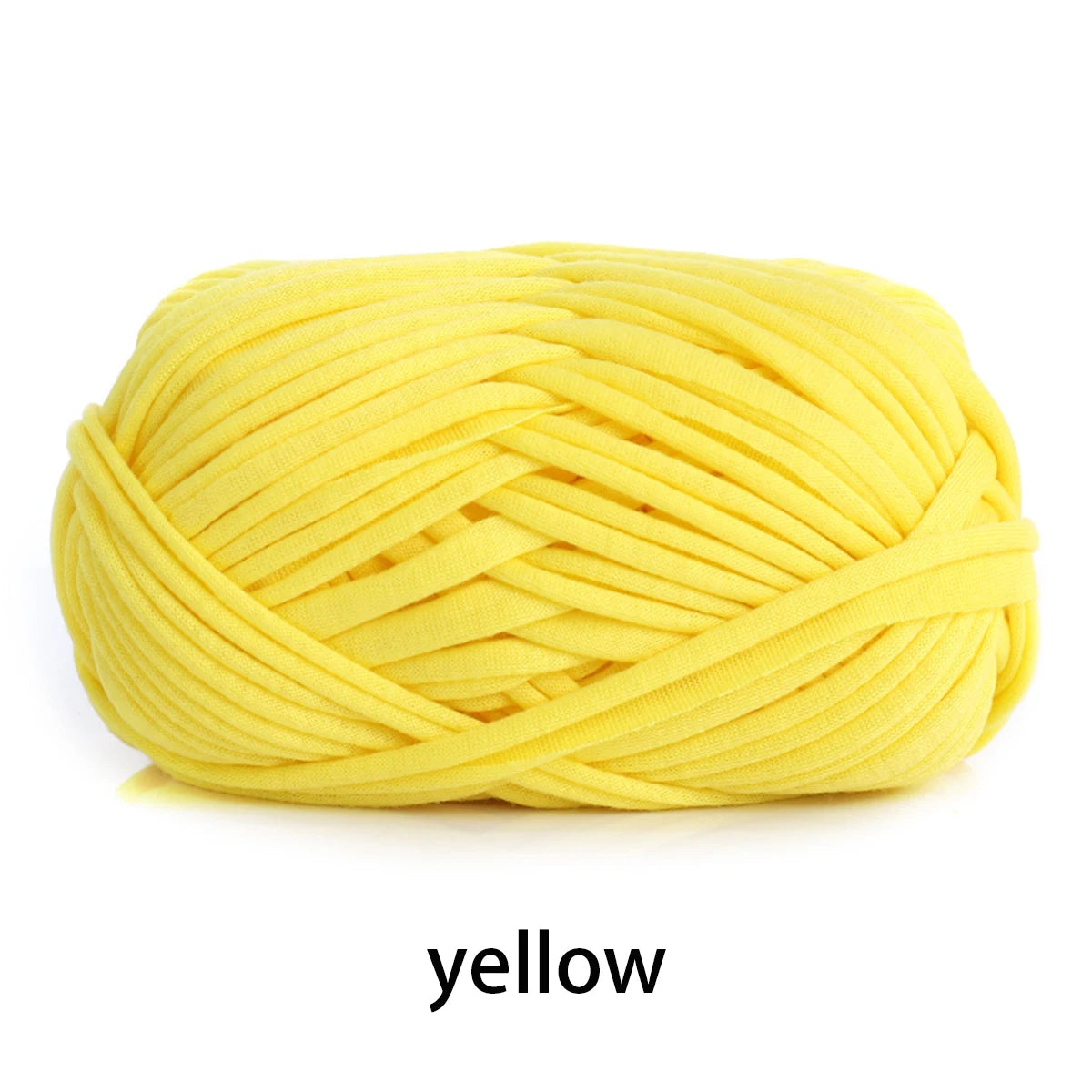 Fil en tissu élastique de 100g 30m de haut, épais, fait à la main, sac tricoté au Crochet, panier de rangement, paquet de matériel de fil au Crochet