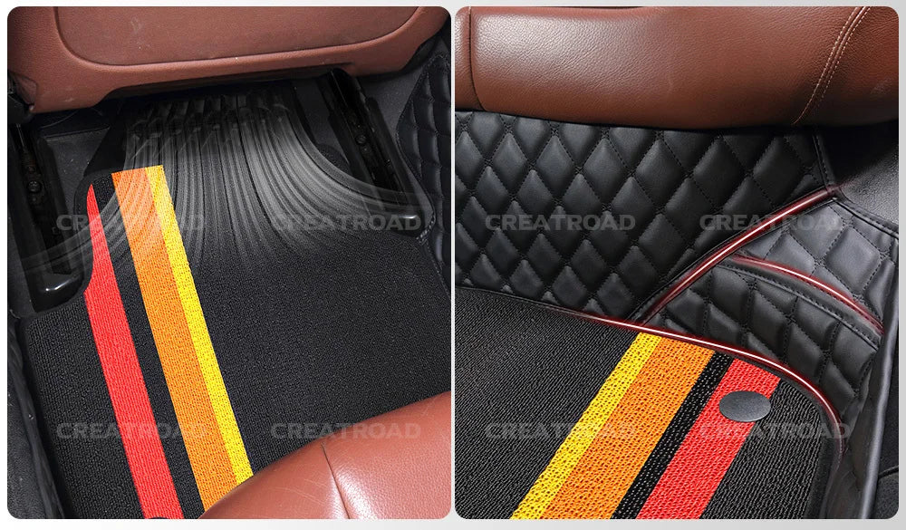 Tapis de sol de voiture Double couche, couverture de tapis automobile personnalisée, accessoires d'intérieur pour Xpeng G6/G9 2022 2023 2024 2025