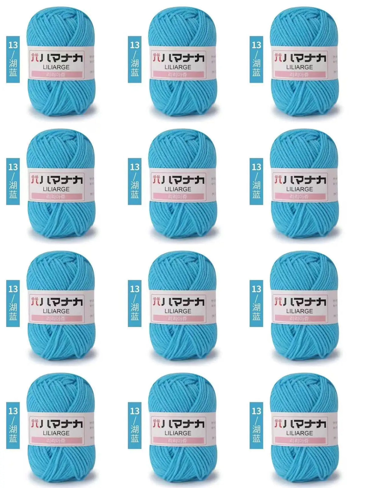 12 pièces 300g fil de lait fait à la main grossier bricolage tissage boule de fil pour pull chapeau écharpe et autres vêtements doux Crochet fil à tricoter