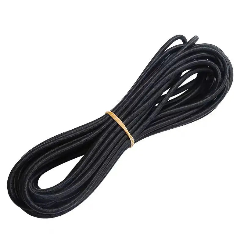 3/5/10/15 M/rouleau nouveau 3.0mm noir blanc bandes élastiques rondes cordon élastique en caoutchouc corde de haute qualité couture vêtement artisanat pour bricolage Jewe