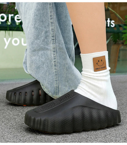Pantoufles d'été à la mode pour hommes, chaussures d'extérieur légères antidérapantes à tige basse, chaussures décontractées résistantes à l'eau pour hommes