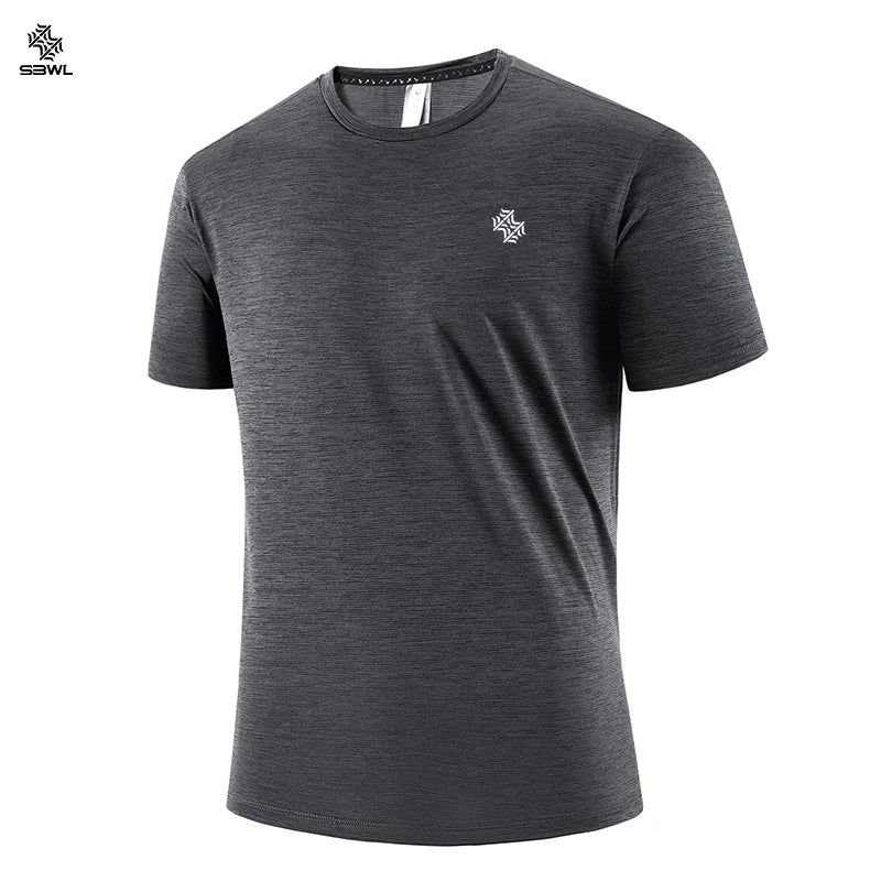 SBWL 2025 nouvel été haute qualité sports de plein air et fitness intérieur T-shirt à séchage rapide, mode et décontracté à manches courtes hauts