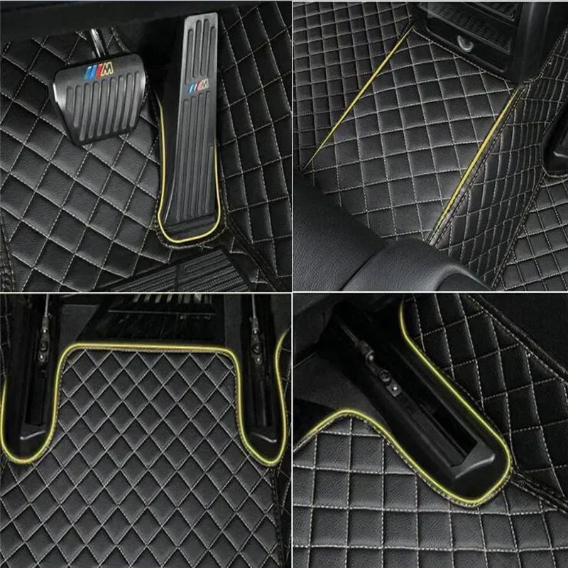 Tapis de sol de voiture en cuir pour BYD Yangwang U8 2023 2024 2025 2026, ensemble complet imperméable pour tous les temps