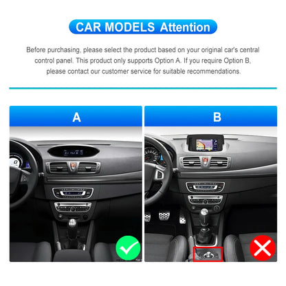 Podofo 9 "autoradio sans fil CarPlay Android Radio pour Renault Megane 3 2008-2014 multimédia GPS 4G WIFI voiture systèmes intelligents