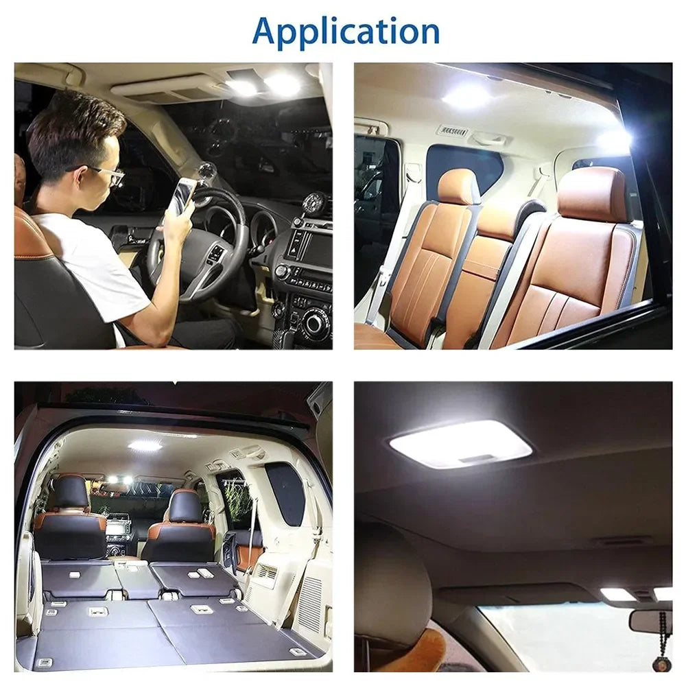 Plafonnier de toit intérieur de voiture, 36led, lampe de lecture universelle pour coffre, pièces de rechange