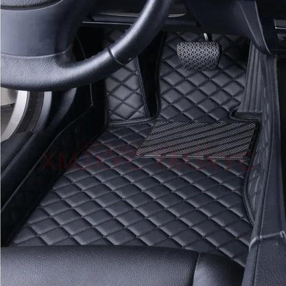 Tapis de sol de voiture 3D personnalisé, pour Volkswagen Vw Tiguan 2017-2023 Touareg 2019-2023 2011-2018, accessoires d'intérieur en cuir artificiel