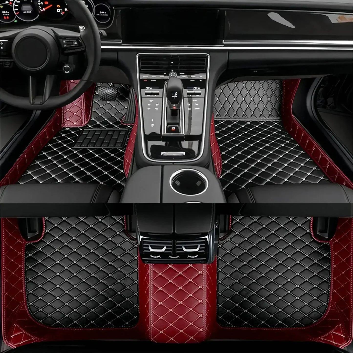 Tapis de sol de voiture en cuir personnalisé, pour BYD Yangwang U8 2023 2024 2025 2026 2027, accessoires d'intérieur