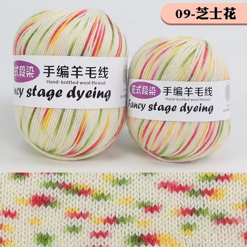 Fil de laine mélangé au Crochet de qualité supérieure, pour pull, écharpe, fil épais, 4 plis, 3 pièces x 100g = 300 grammes
