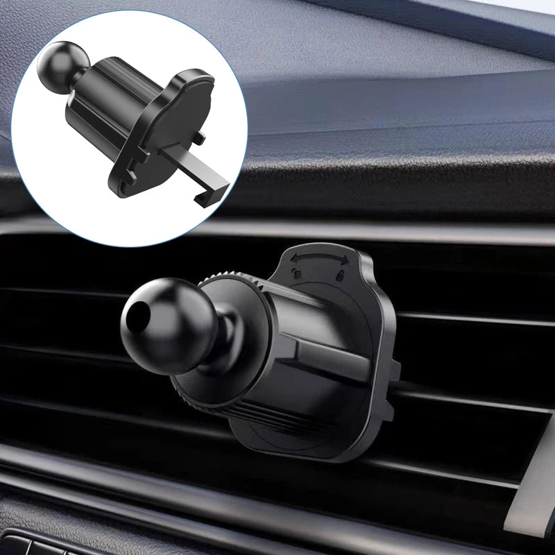 Support de téléphone portable magnétique universel multifonctionnel pour grille d'aération de voiture, peut être tourné à 360 degrés, 6 aimants puissants intégrés