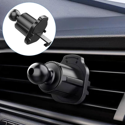 Support de téléphone portable magnétique universel multifonctionnel pour grille d'aération de voiture, peut être tourné à 360 degrés, 6 aimants puissants intégrés