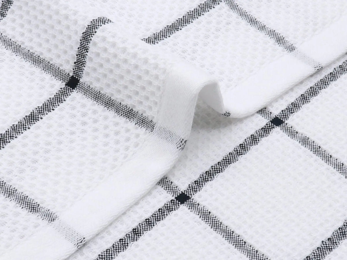 Chiffons de cuisine en coton à carreaux, chiffons de cuisine, essuie-mains, débarbouillettes super douces et absorbantes, 12x12in, 6 paquets