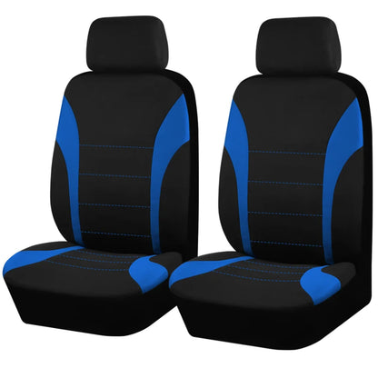 Housses de siège de voiture universelles en tissu Polyester, adaptées à la plupart des voitures, Suv, camion, avec Airbag, accessoires de voiture compatibles, housse de siège intérieur