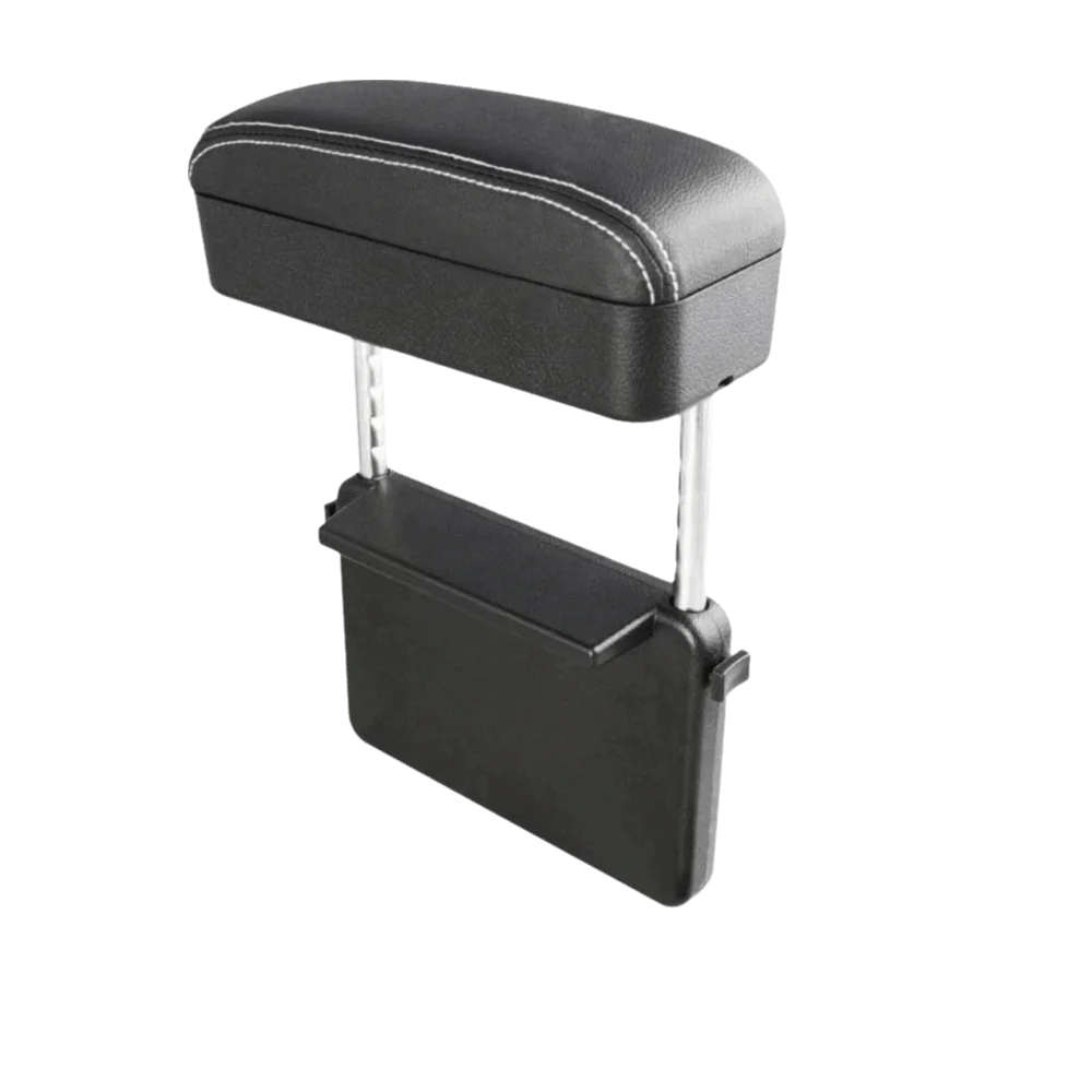 Organisateur de rangement pour console centrale à hauteur réglable, mécanisme de levage, conception à pince, boîte de rangement latérale pour siège, rangement multifonctionnel