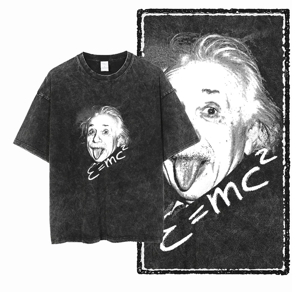 U1 STREE THEME graphique exclusif unisexe coton lavé à l'acide t-shirt Cool Vintage Streetwear hommes t-shirts grande taille t-shirt pour hommes