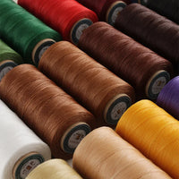 Grand rouleau de fil ciré pour couture du cuir, 0.8mm, 270M, pour la couture à la main, bricolage et matériel de reliure, accessoires, corde tissée 150D