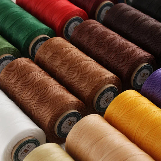 Grand rouleau de fil ciré pour couture du cuir, 0.8mm, 270M, pour la couture à la main, bricolage et matériel de reliure, accessoires, corde tissée 150D