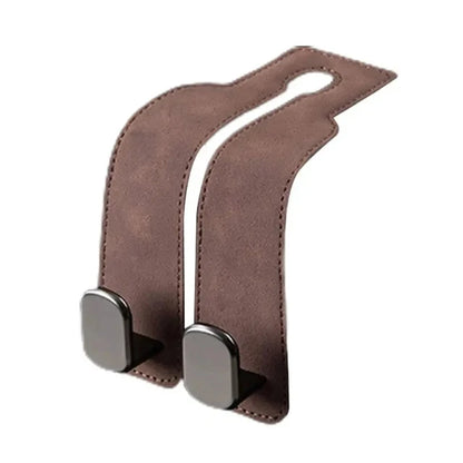 Crochet de voiture 2 en 1 pour siège arrière de voiture, Clip de suspension pour appui-tête, support universel à Double crochets, rangement d'accessoires d'intérieur de voiture