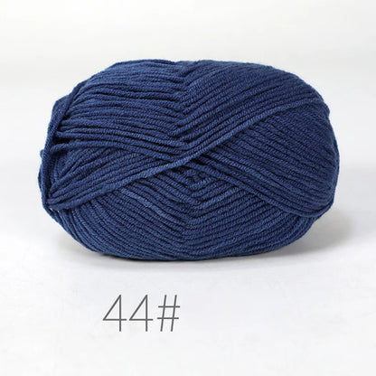 Nouveau 5 pièces couleurs mélangées fil lait coton fil combinaison Crochet tricot fil ensemble pour à la main bricolage artisanat pull écharpe tricot