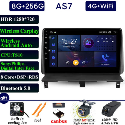 Autoradio Carplay pour Peugeot Partner 1 2002-2008 Partner origine 1 2008-2011 GPS Android Auto lecteur multimédia stéréo No 2din
