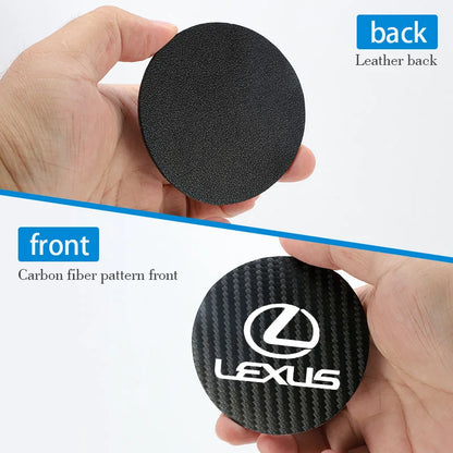 2 pièces sous-verres de voiture tapis de tasse d'eau tampons de fente imperméables pour Lexus F SPORT GS GX IS LS LX CT LC RC LBX NX RX 350h 450h ES UX 300e