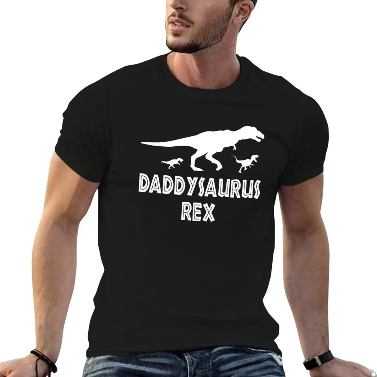 T-Shirt Daddysaurus homme T-Shirt T chemise personnalisée T Rex chemise