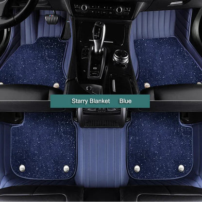 Tapis de sol de voiture personnalisé pour KIA Carnival Sedona VQ, Double couche, accessoires, doublures de sol en cuir, accessoires de voiture