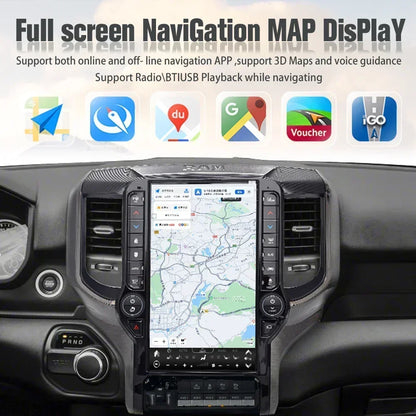 13.6 pouces Android écran Radio GPS Carplay voiture multimédia lecteur vidéo stéréo Navi unité principale pour Dodge Ram 2019 2020 2021 2022