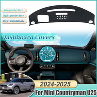 Couverture de tableau de bord pour Mini Countryman U25, accessoires 2024 2025 2026, tapis de Protection, Cape d'ombre, autocollant Anti-soleil pour voiture