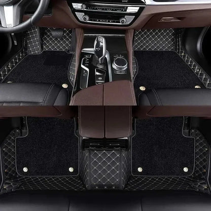 Tapis de sol de voiture 7D Double couche, pour Jetour X70 Plus, sept sièges 2021, coussinets de pied automobiles personnalisés, couverture de tapis Automobile, accessoires intérieurs