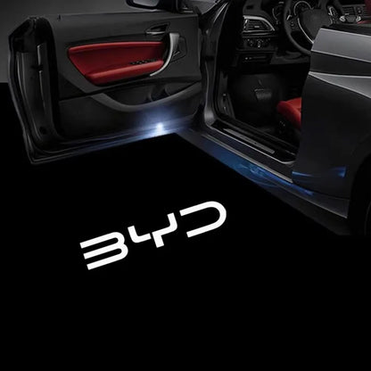 Projecteur Laser LED pour porte de voiture, 2 pièces, lampes d'ambiance fantôme de bienvenue, accessoires pour BYD EV Han DM Song PLUS Qin PRO Seal EA1 ATTO3