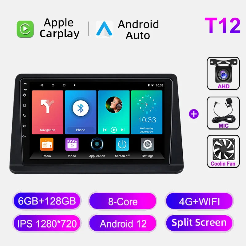 Autoradio Android pour Mitsubishi Pajero 2, V30, V40, V20, 1991-2004, 4G, WIFI, lecteur de limitation, GPS, CarPlay sans fil